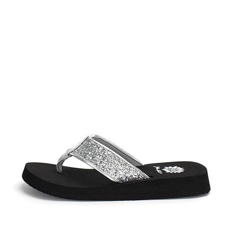 Yellow Box Women's Feliks Sandal, Silver, 8.5 M US - Image 3